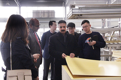 沙特阿拉伯王國阿吉蘭集團董事長一行到訪肯帝亞集團，深化地板領域合作洽談